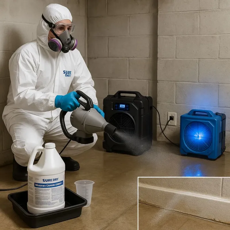 Sanitization and Odor Removal process in Bealeton, VA
